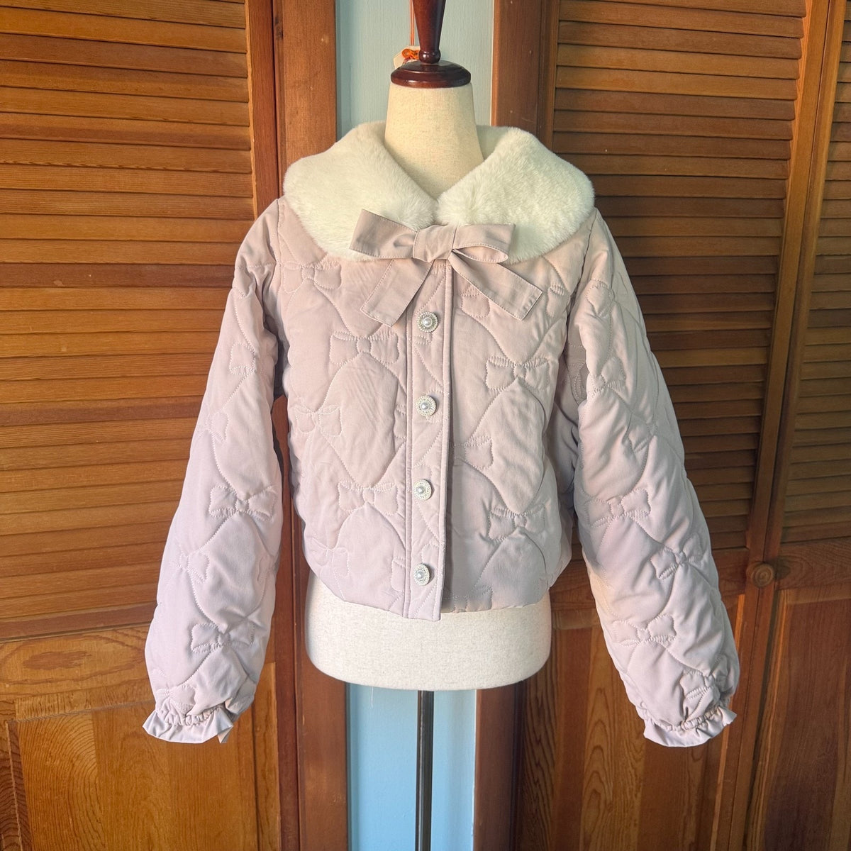 J-fashion Honey Cinnamon Jirai Kei Kawaii Dollcore Himekaji Pink Jacket OS M