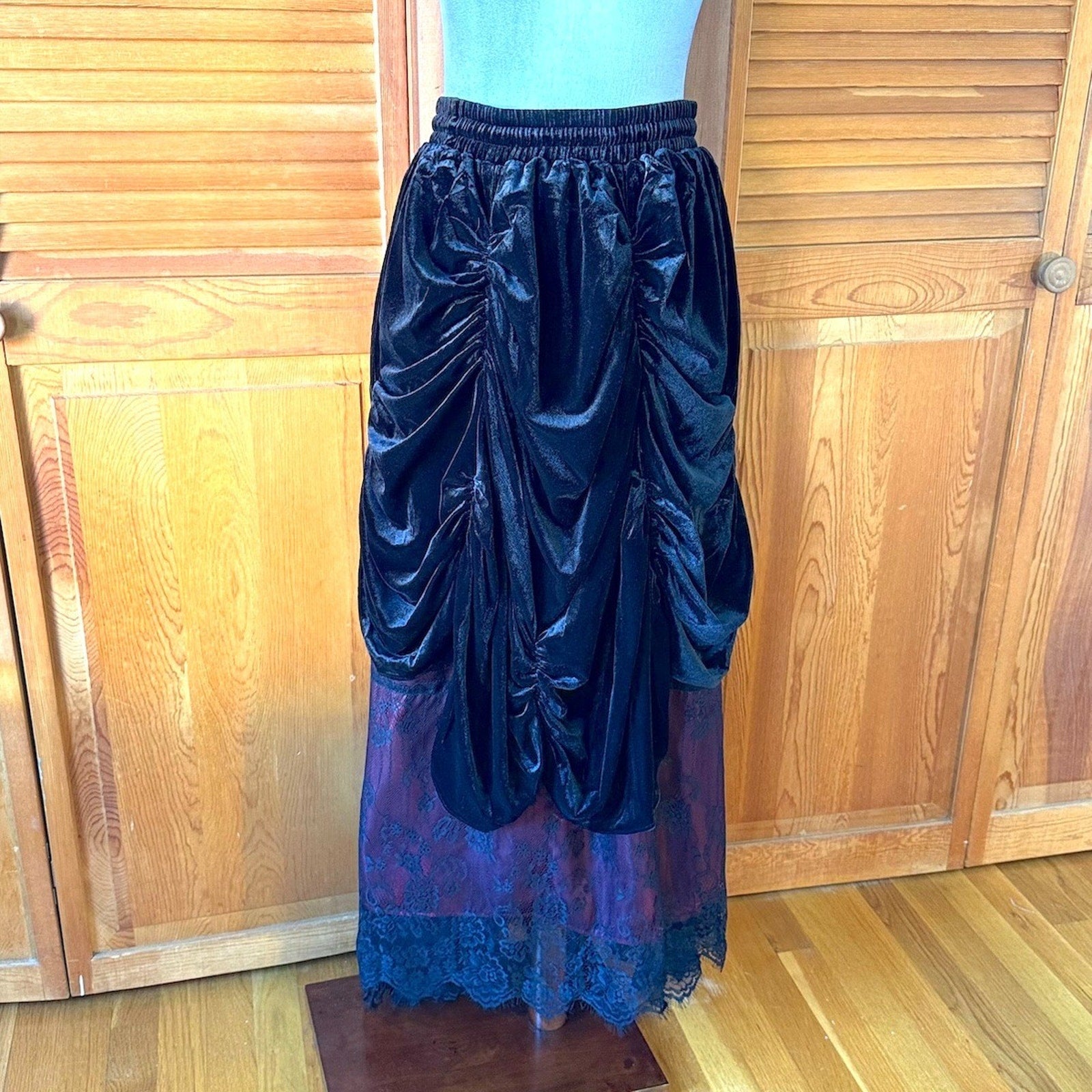 Dark in Love Gothic Victorian Vampire Vkei Dark Fairycore Long Skirt XS-XL