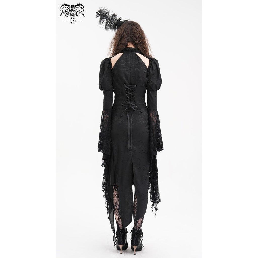 Devil Fashion Gothic Victorian Vkei Witchcore Dragon Mistress Pixie Hem Dress
