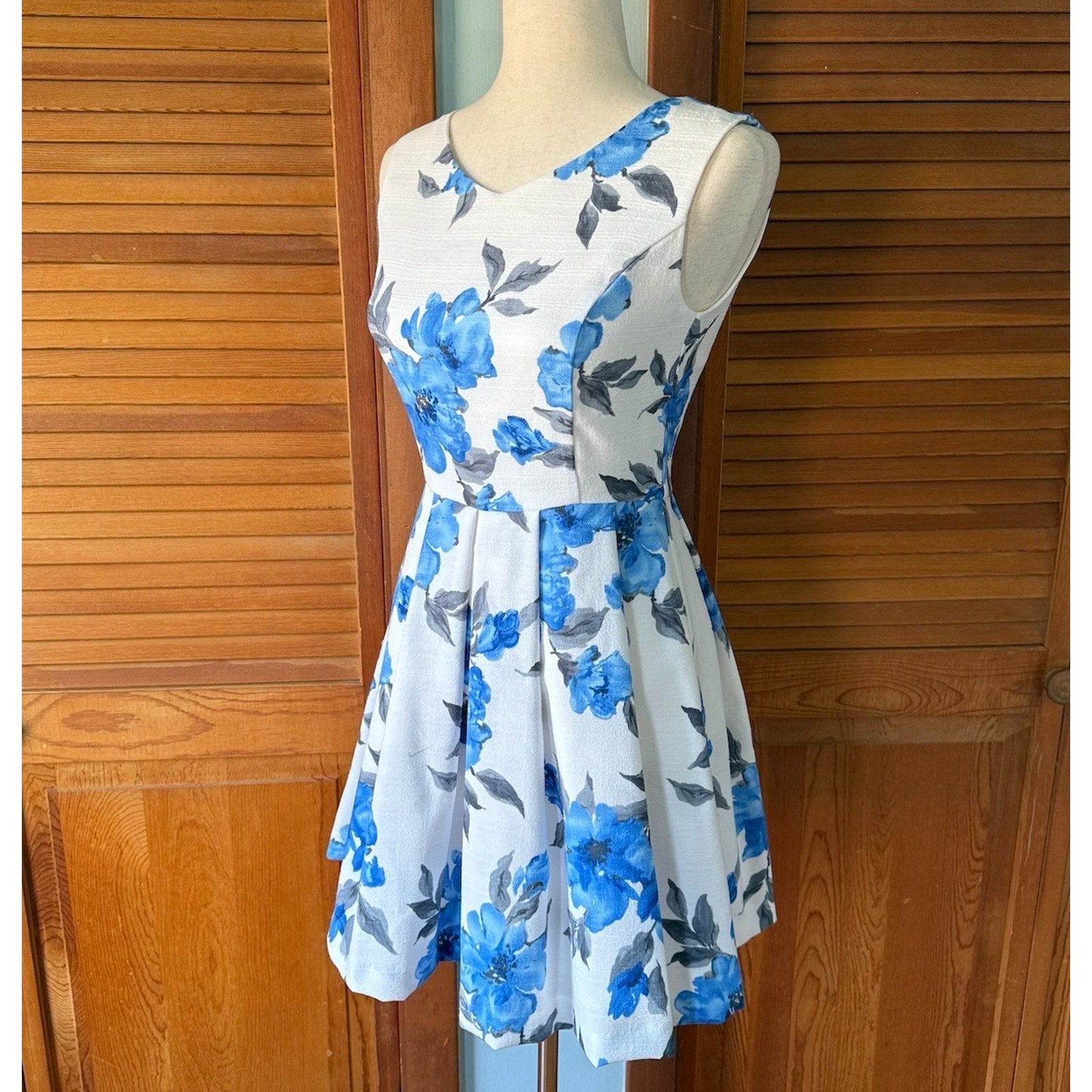 Liz Lisa J-fashion Lolita Jirai Gyaru Dollcore White Blue Blossom Dress S