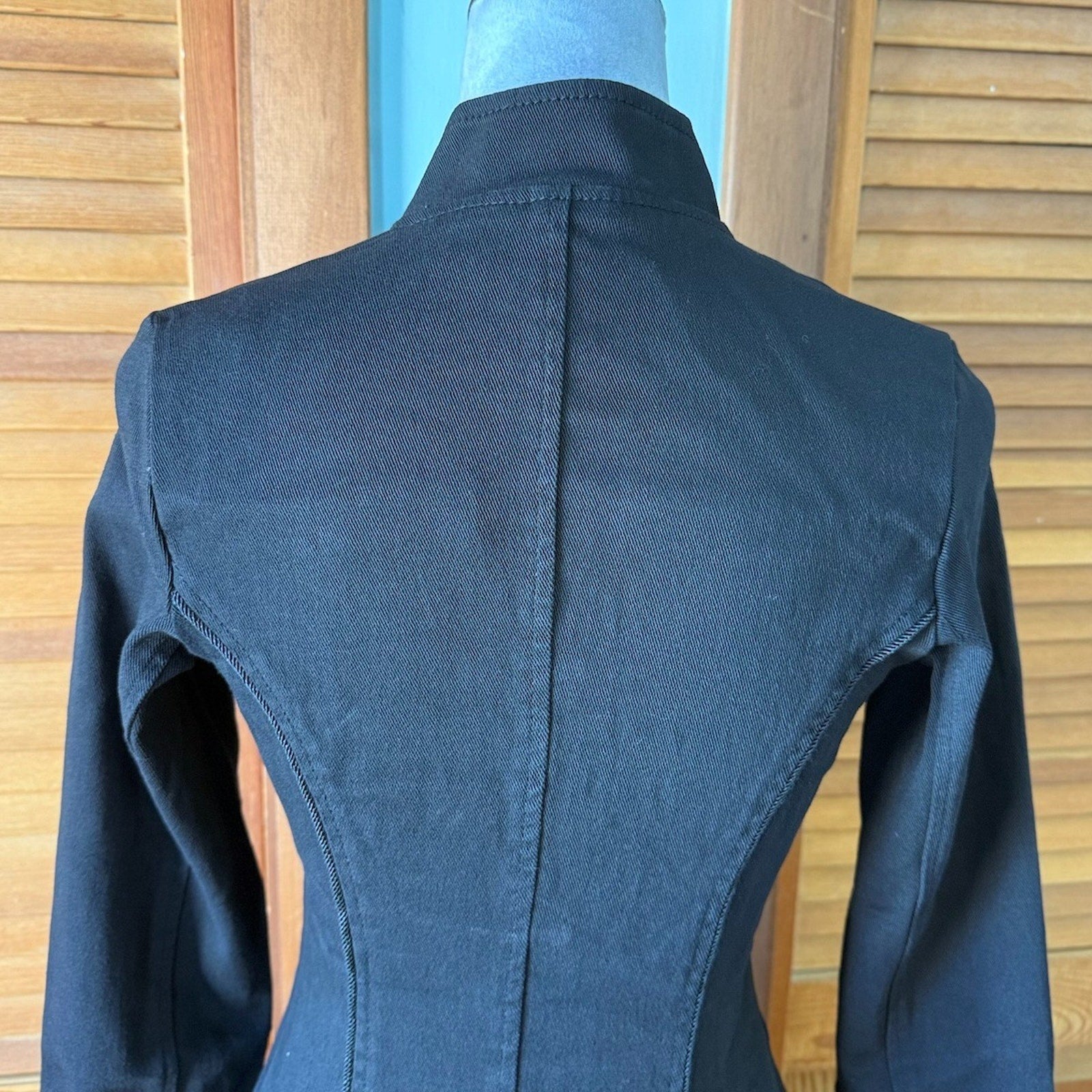 Tripp NYC Goth Punk Steampunk Victorian Vampire Vkei Military Y2K Long Jacket XS