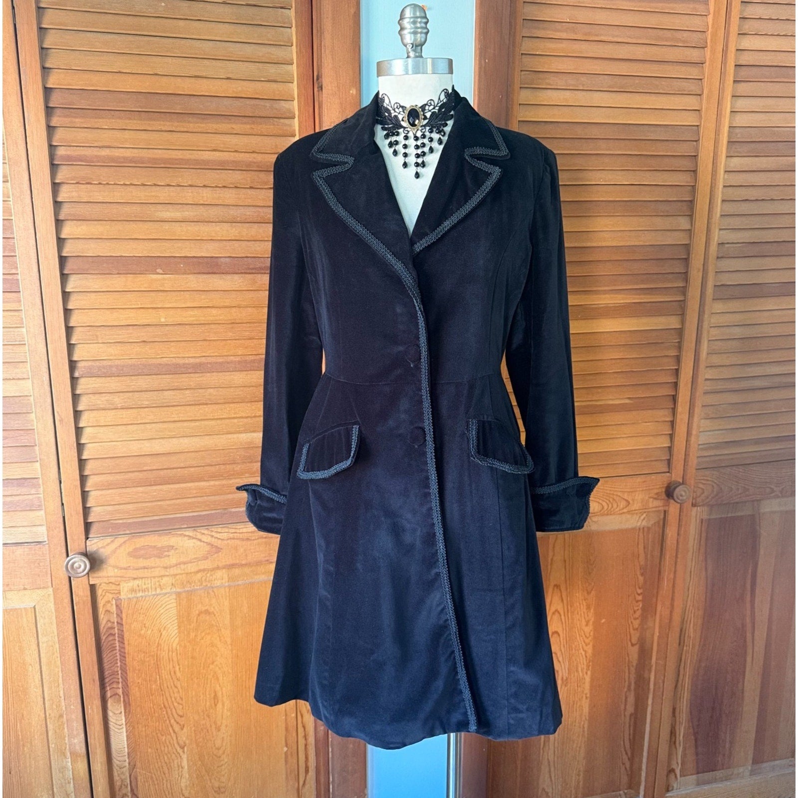 Vintage Spin Doctor Gothic Lolita EGL Victorian Vampire Aristocrat Jacket M