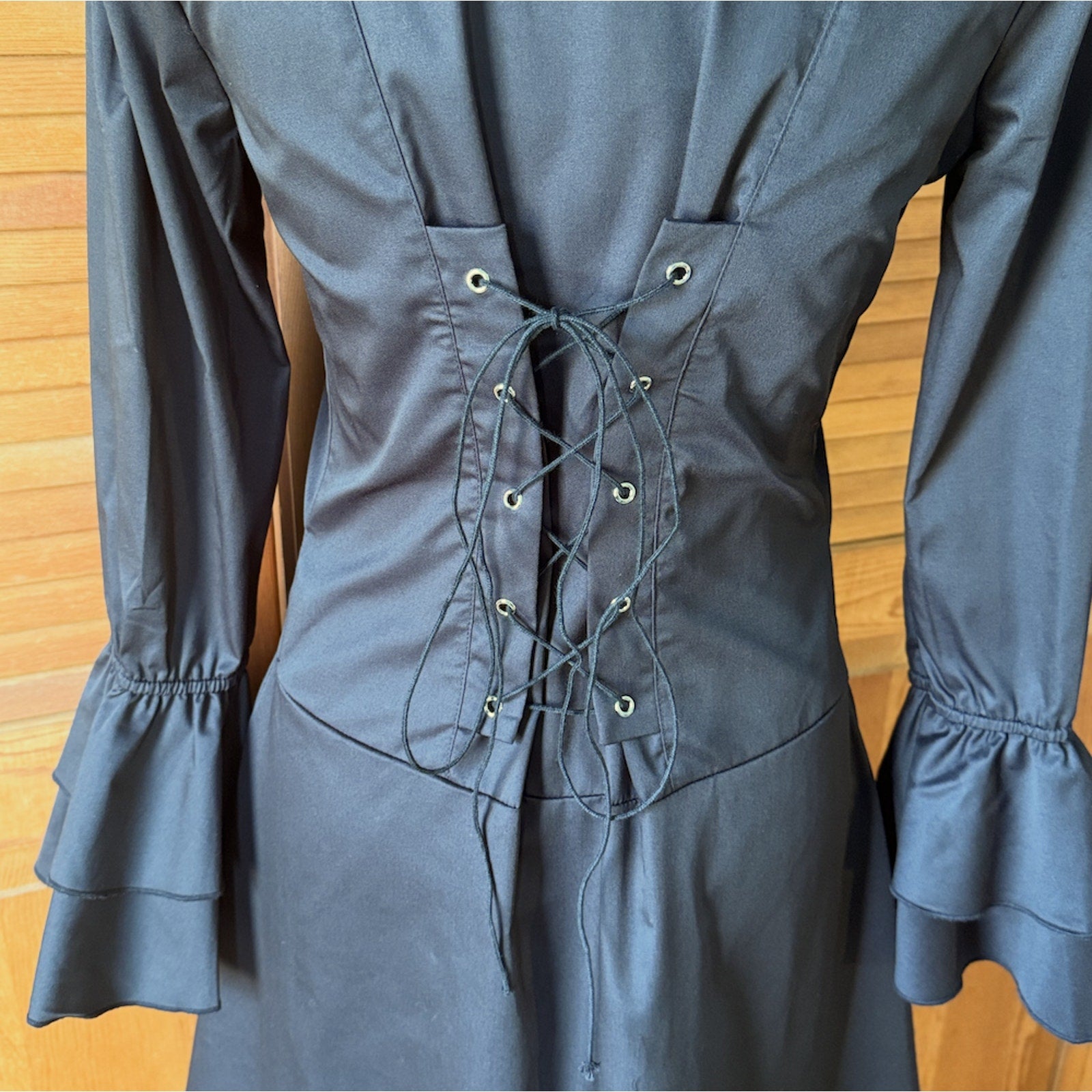 ACDC Rag Gothic Lolita EGL Victorian Vampire Aristocrat Black Jacket Shirt OS