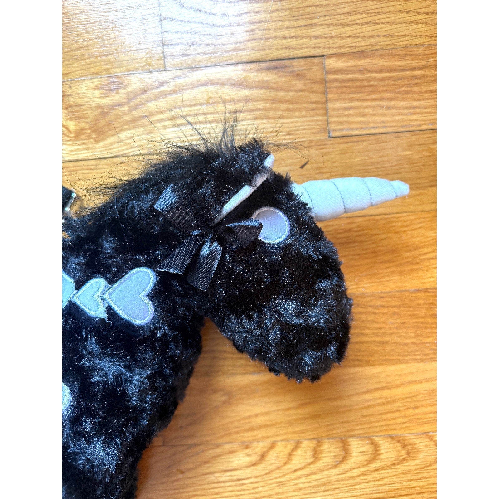 Gothic Lolita EGL Punk Kawaii Black Skeleton Zombie Unicorn Plushie Bag