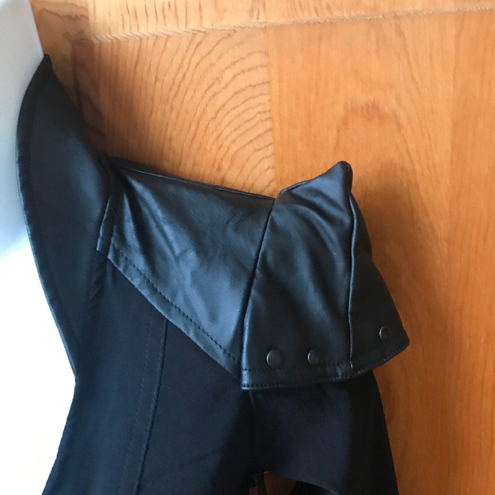 Vintage Lip Service Cyber Sniper Goth Punk Black Military Jacket XS