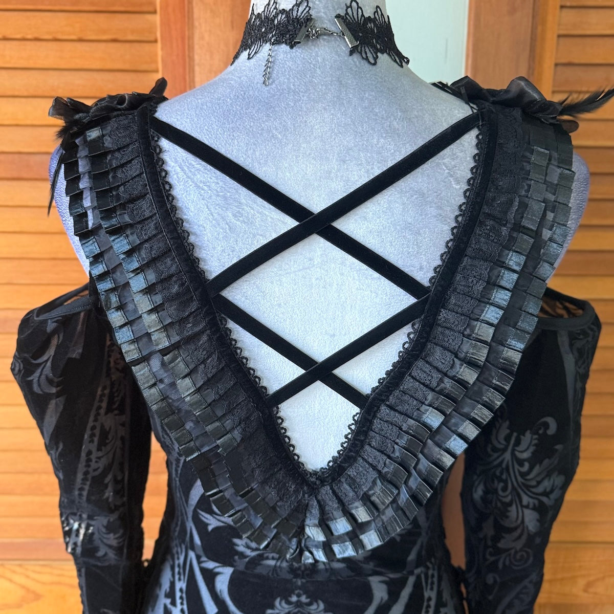 Devil Fashion Etherial Efflorescence Gothic Victorian Dark Fairycore Dress