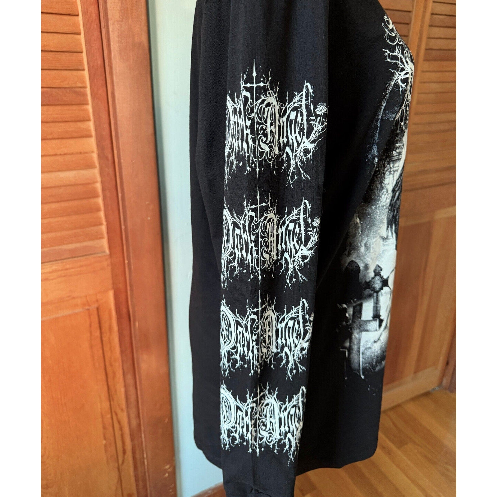 Dolls Kill Gothic Punk Victorian Fallen Angel Unisex Long Sleeve Tee Mini Dress