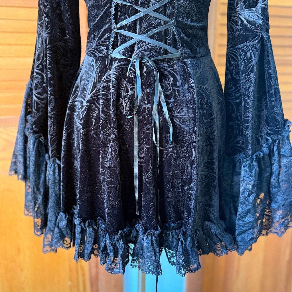 Dark in Love Gothic Victorian Vampire Vkei Dark Marie Antoinette Mini Dress