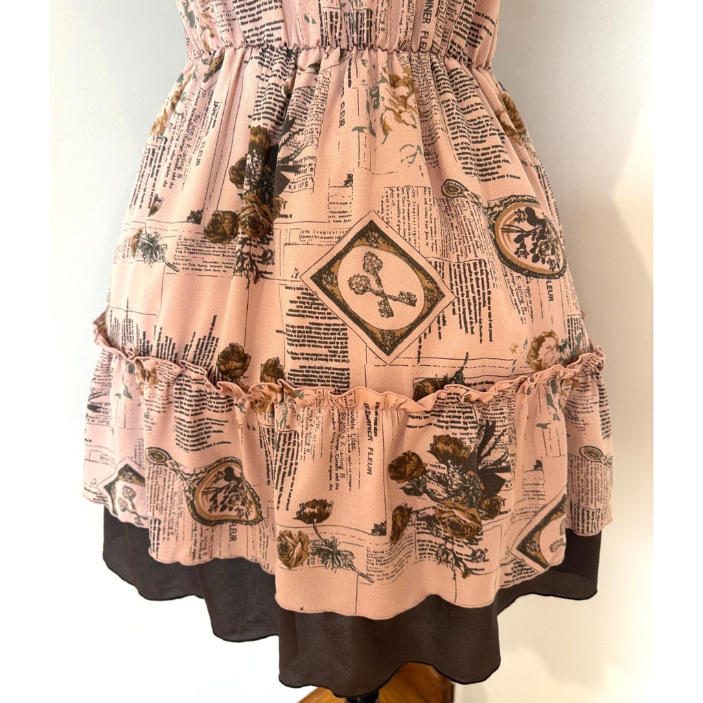 Axes Femme Victorian J-fashion Kawaii Jirai Himekaji French Poetry Pink Dress M