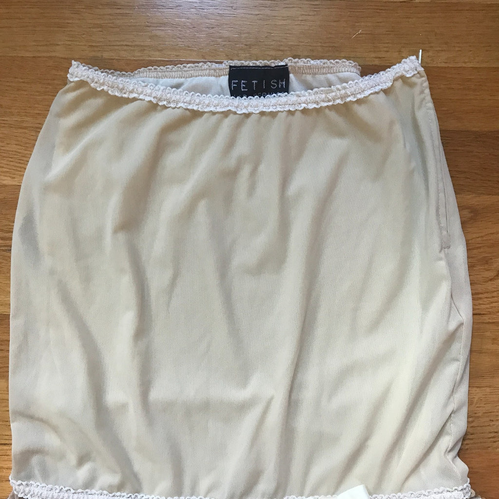 Lip Service Vintage Femmes of Folly Gothic Victorian Ivory Lace Sequined Skirt M