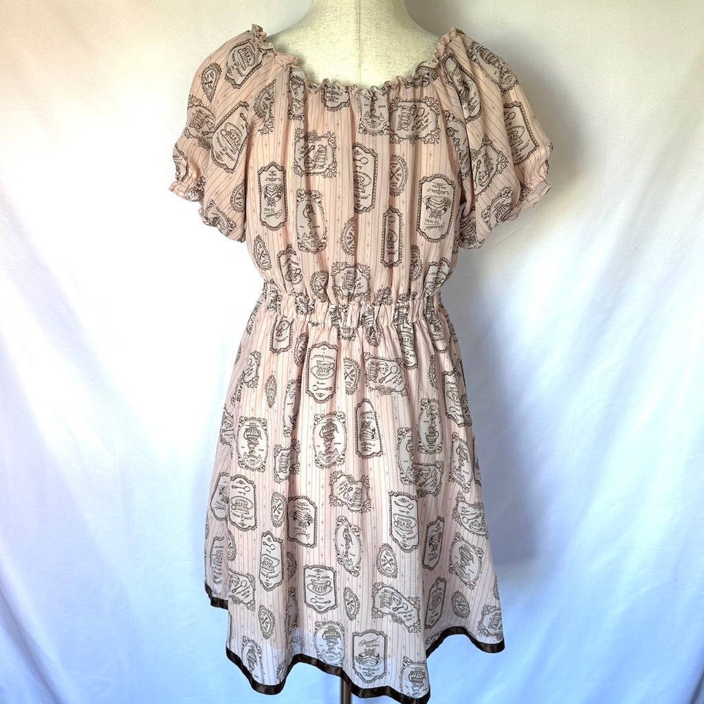 Axes Femme Poetique J-fashion Victorian Chocolat de Paris Pink Dress M