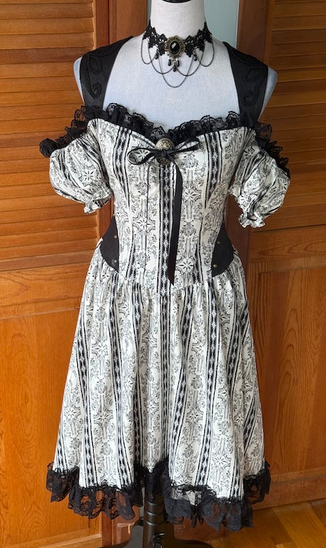 Lip Service Winchester Steampunk Victorian Gothic Lolita Anime Ivory Gown
