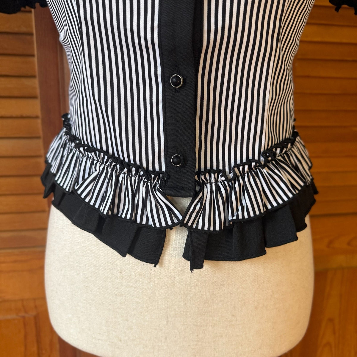 Dark In Love Gothic Lolita Victorian EGL Vkei Steampunk Jabot Shirt Blouse