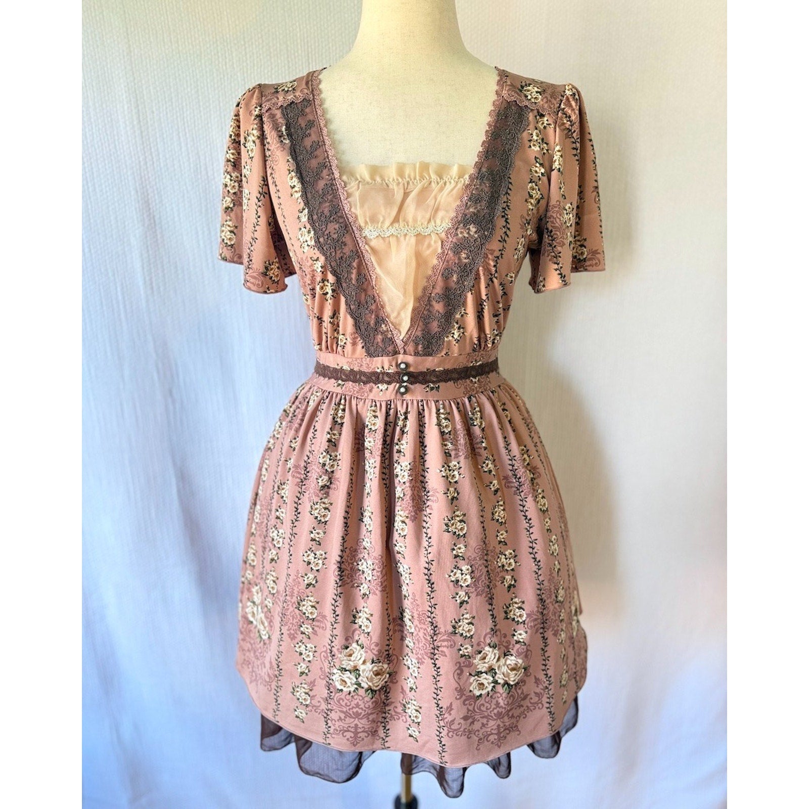 Axes Femme Lolita Himekaji Jirai Kawaii Dollcore Whimsigoth Victorian Dress M