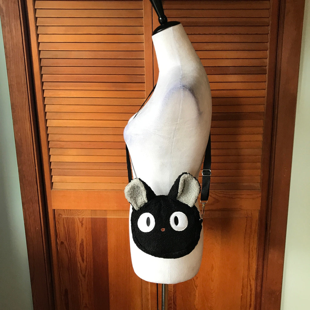 Gothic Lolita EGL Punk Kawaii Anime Jiji Black Kitty Cat Purse Bag