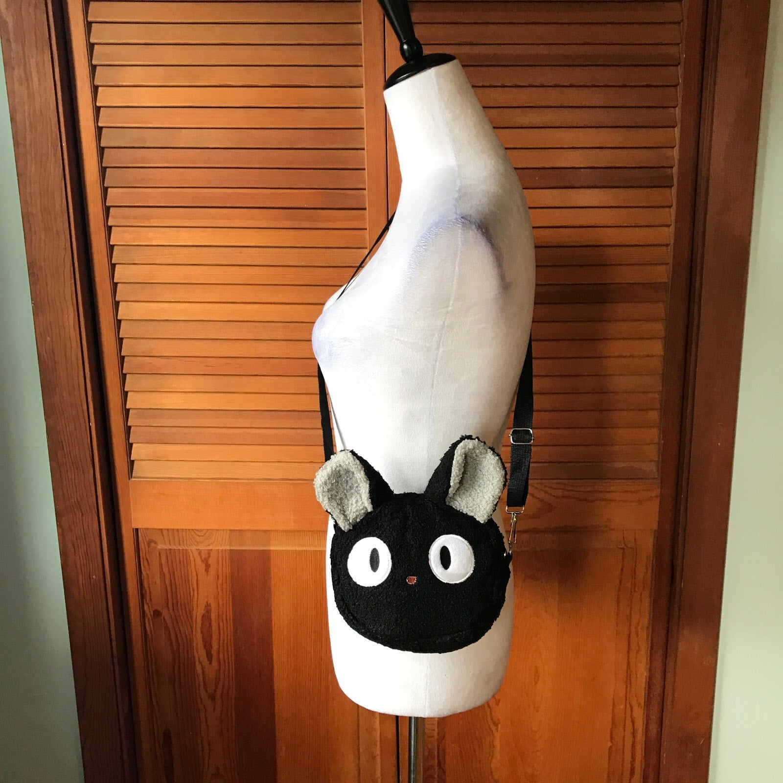 Gothic Lolita EGL Punk Kawaii Anime Jiji Black Kitty Cat Purse Bag