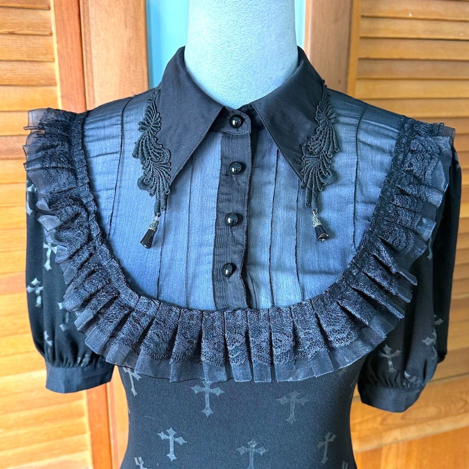 Devil Fashion Gothic Lolita Victorian Vampire Vkei EGL My Sweet Cross Top