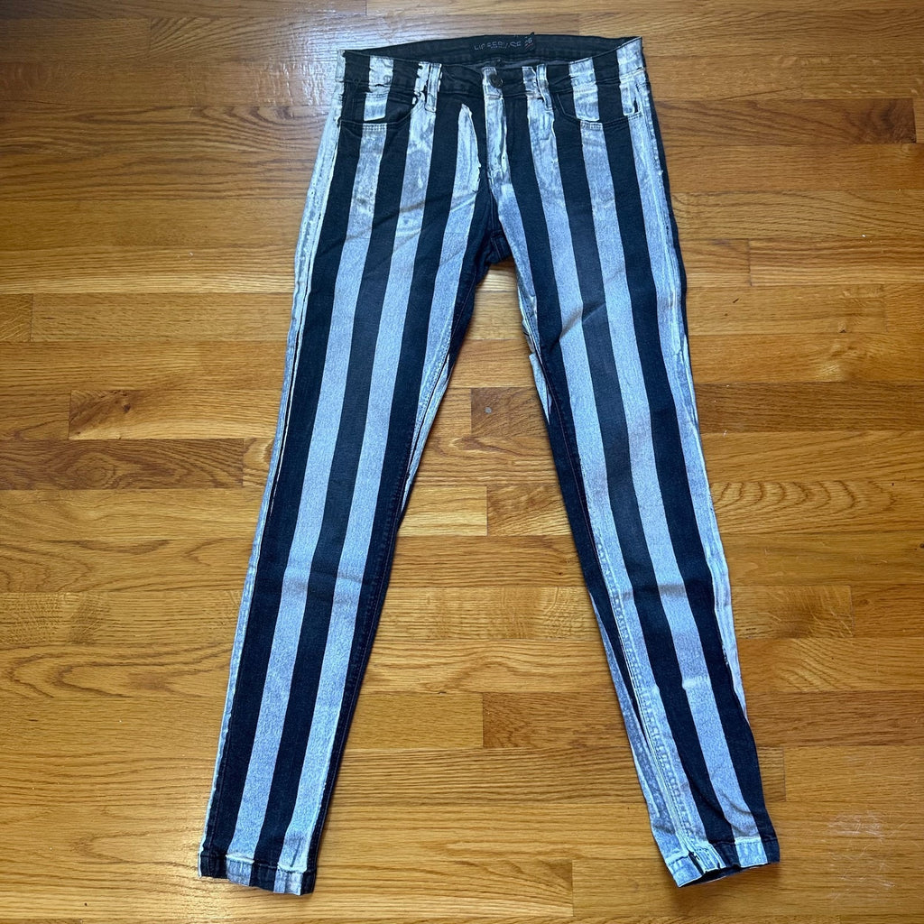 Vintage Lip Service Rare Goth Punk Steampunk Psycho Circus Y2K Pants 26
