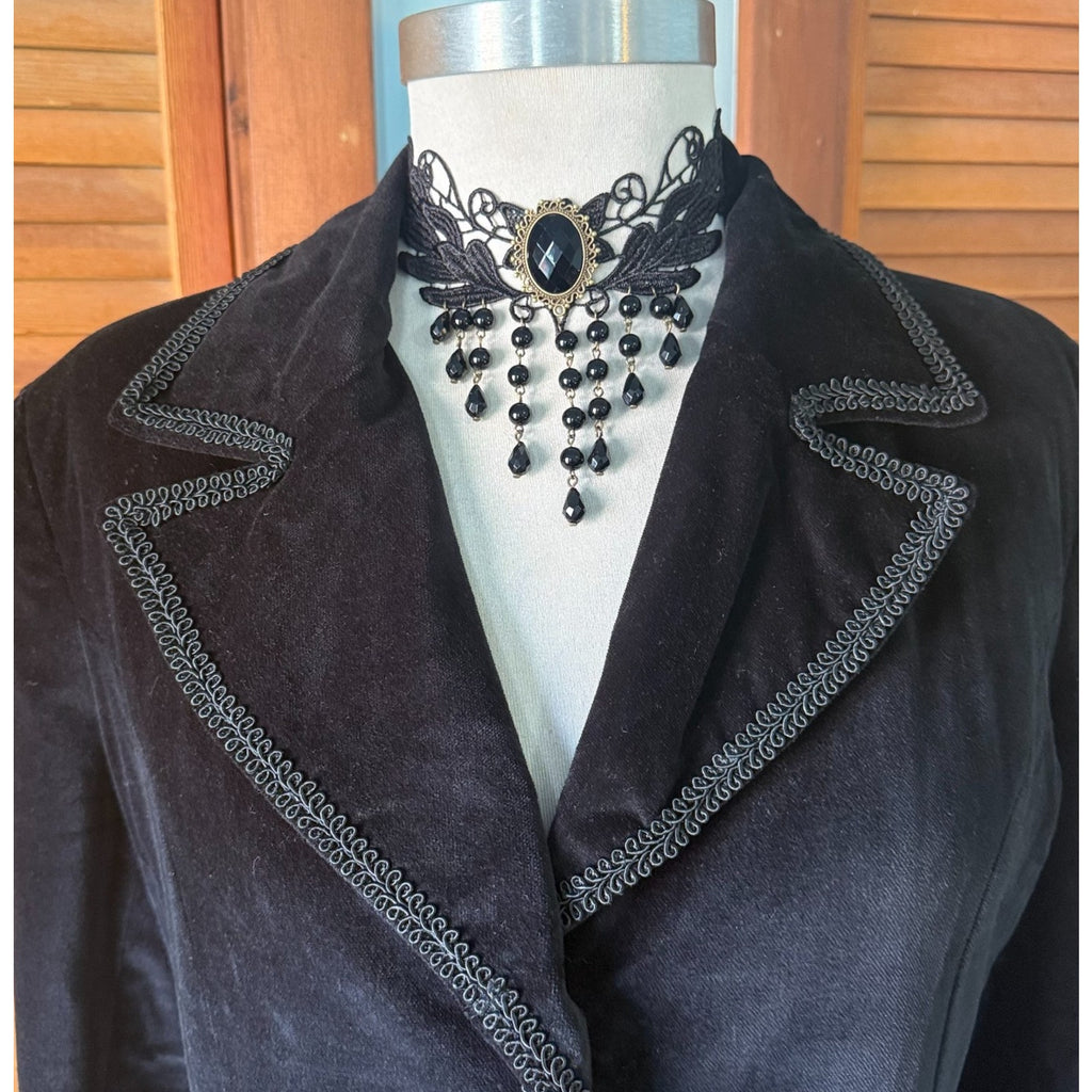 Vintage Spin Doctor Gothic Lolita EGL Victorian Vampire Aristocrat Jacket M