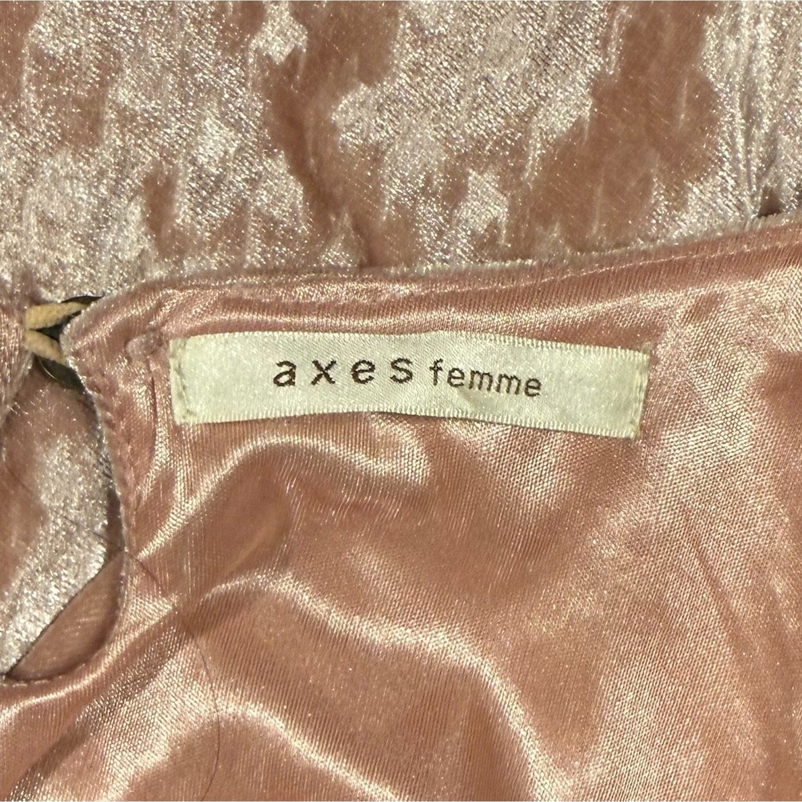Axes Femme J-fashion Gyaru Jirai Kei Dollcore Pink Velvet Ruffle Dress S-M