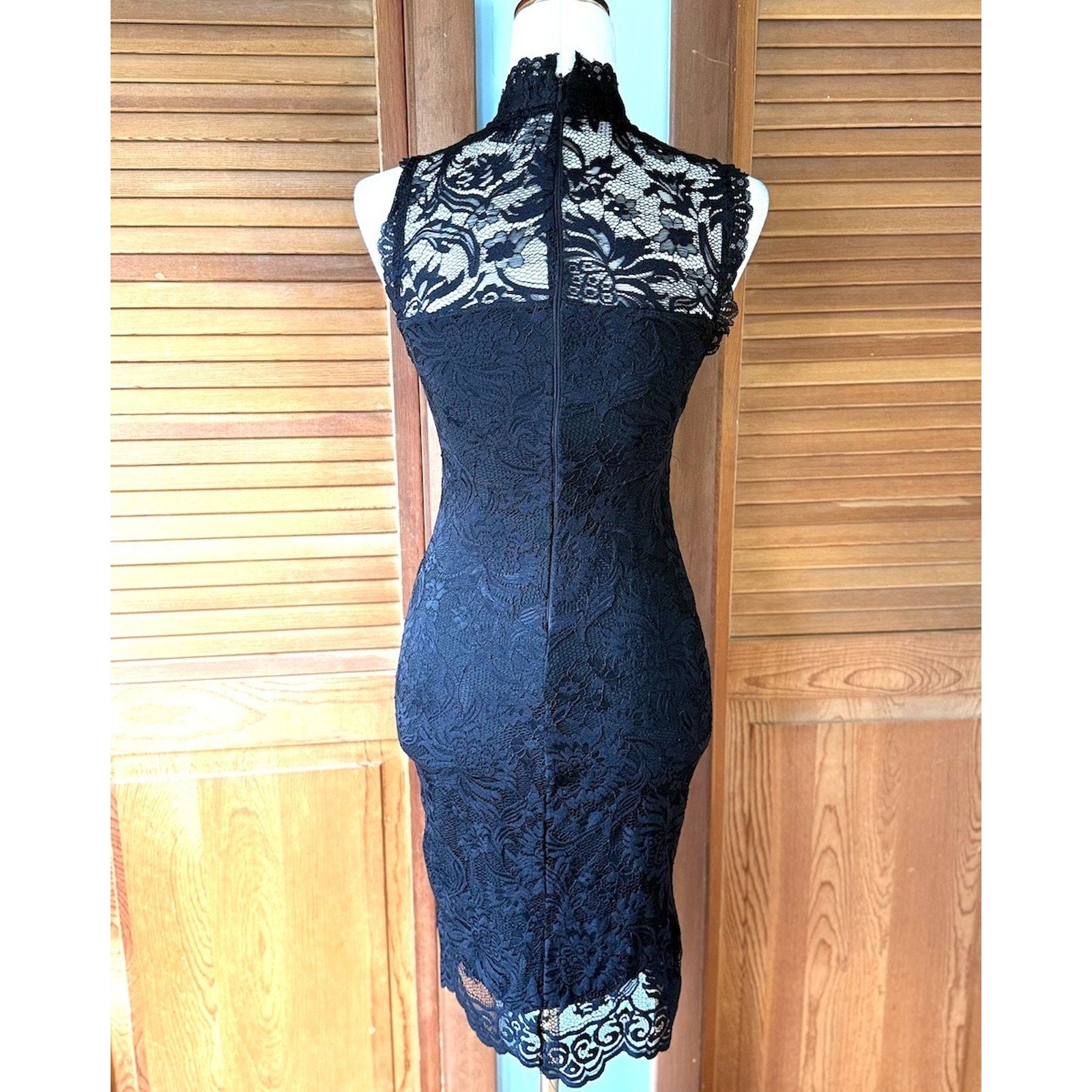Killstar Gothic Victorian Dark Coquette Pinup Retro Black Lace Dress XS