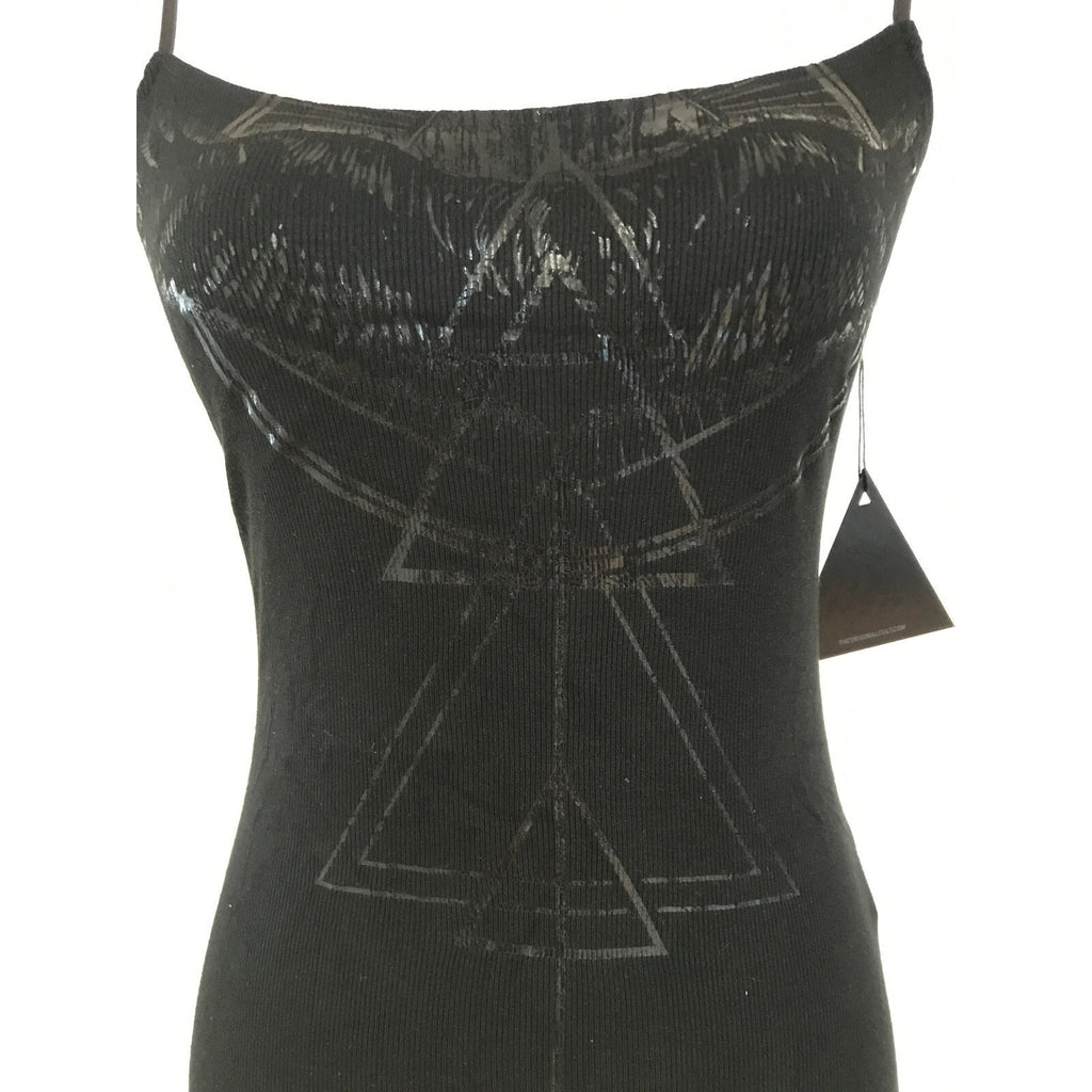 Vintage Lip Service Rare Cyber Goth Industrial Garter Tank Top