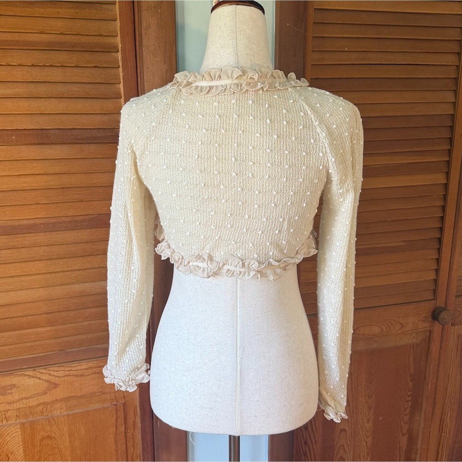 Bodyline J-fashion Lolita EGL Gyaru Himekaji Tea Stain Ruffle Shrug Jacket