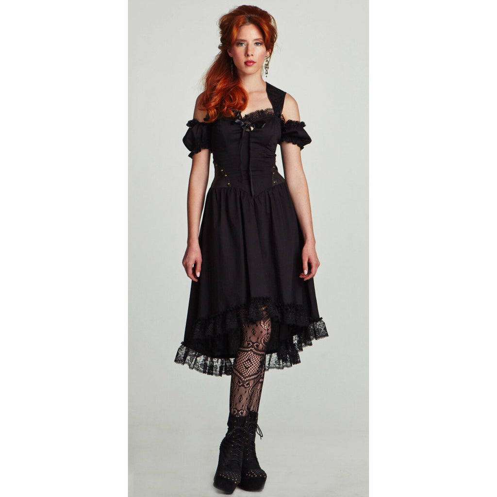 Vintage Lip Service Winchester Steampunk Victorian Gothic Lolita Fairy Dress XS