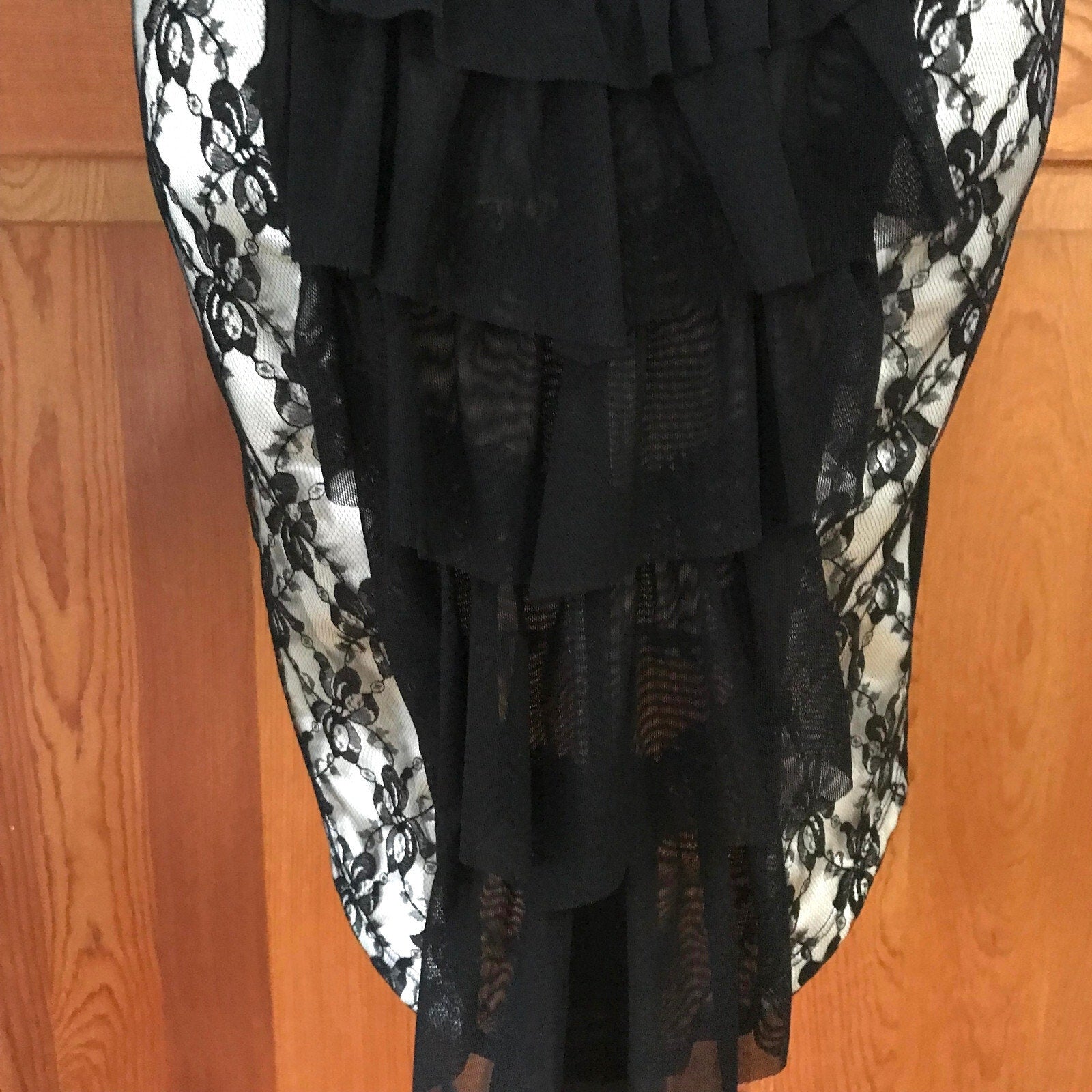Vintage Lip Service Vaudeville Vamps Gothic Victorian Coquette Ivory Skirt