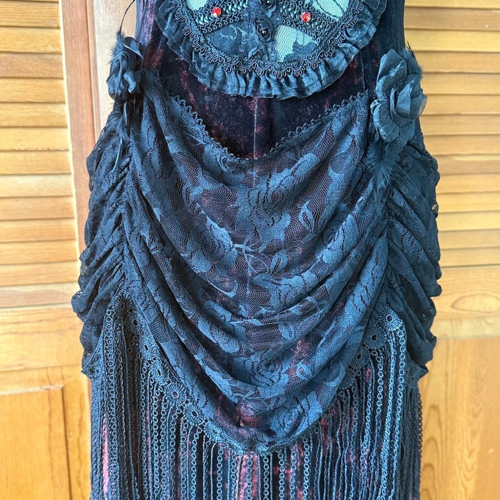 Devil Fashion Gothic Victorian Vampire Vkei Murderous Intents Velvet Dress