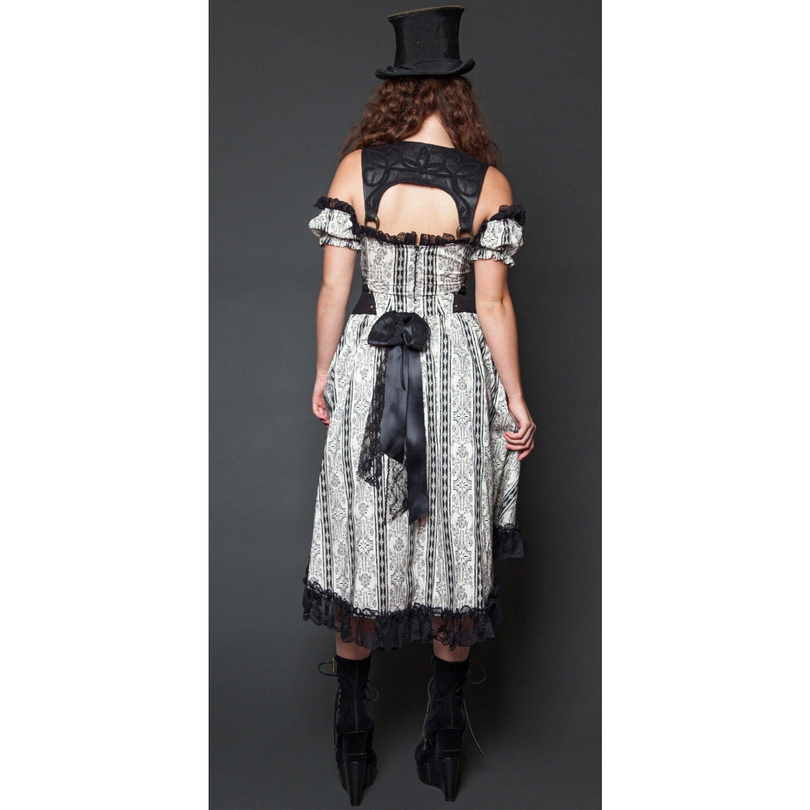 Lip Service Winchester Steampunk Victorian Gothic Lolita Anime Ivory Gown