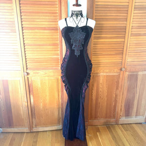 Devil Fashion Gothic Victorian Vampire Bloody Garden of Delight Gown Dress