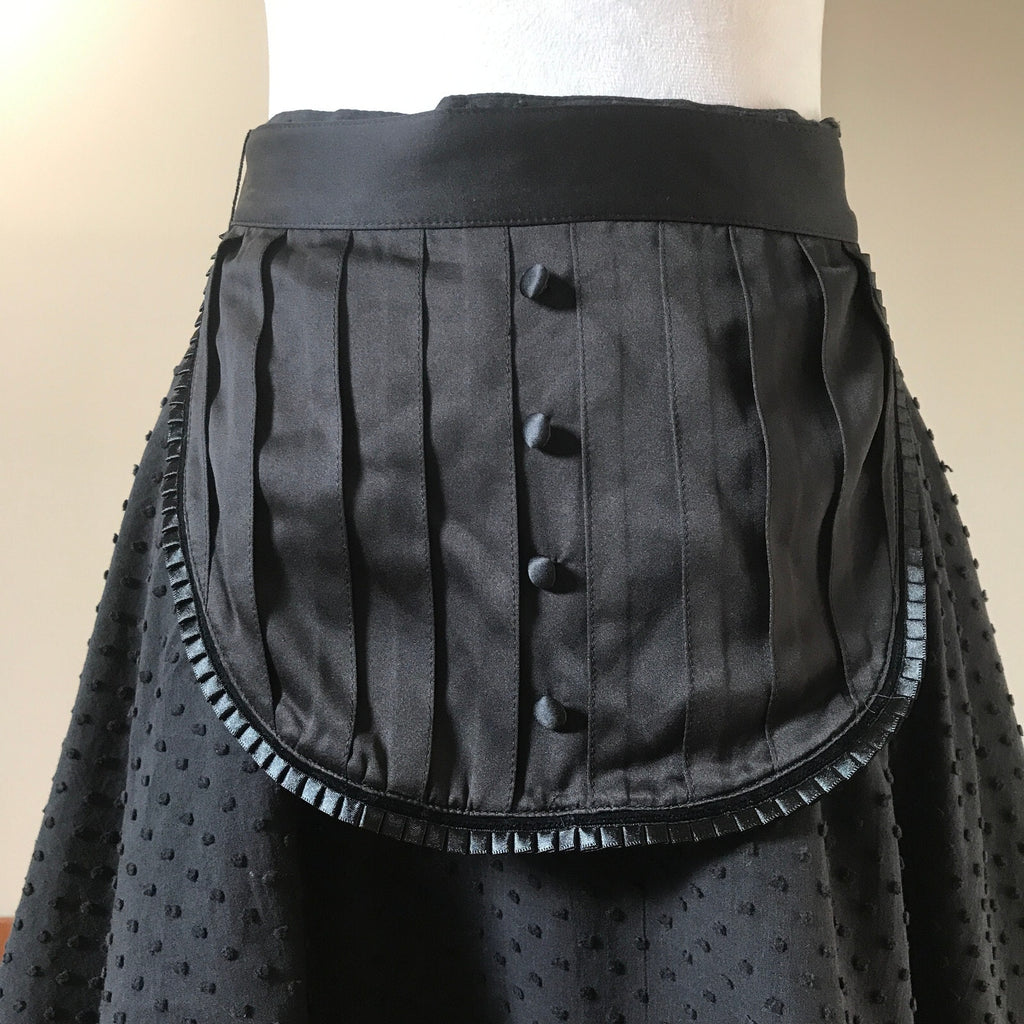 Lip Service Vintage Devil Dolls Goth Victorian Retro Maid Black Apron Skirt