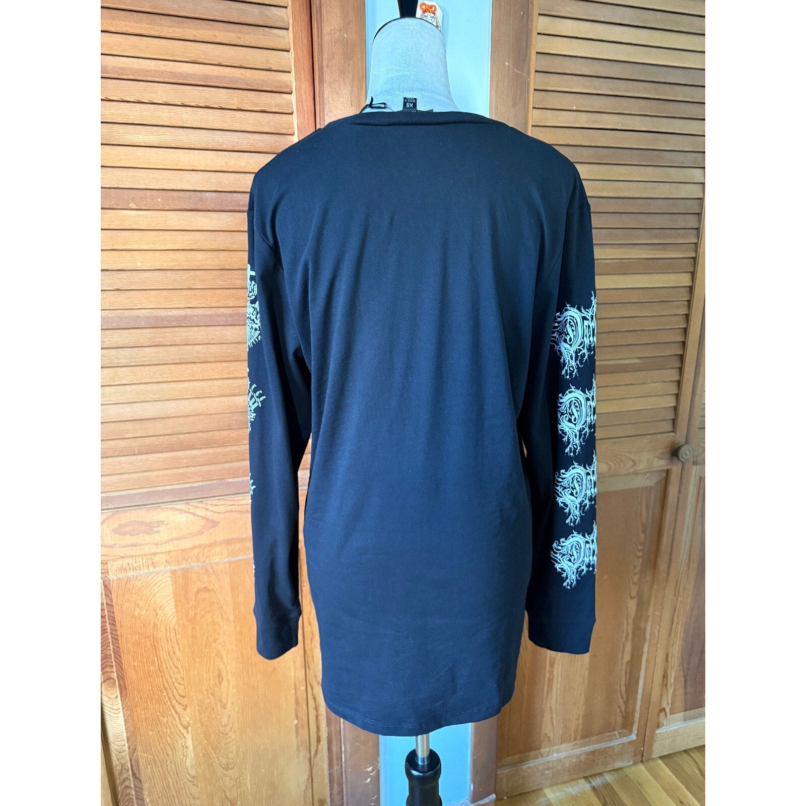 Dolls Kill Gothic Punk Victorian Fallen Angel Unisex Long Sleeve Tee Mini Dress