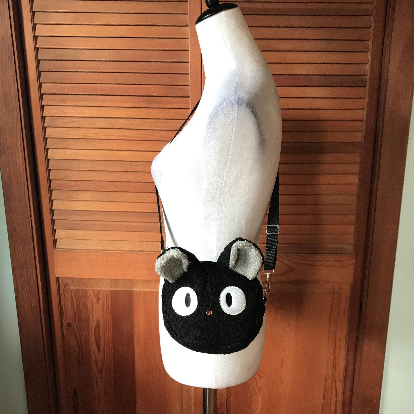 Gothic Lolita EGL Punk Kawaii Anime Jiji Black Kitty Cat Purse Bag