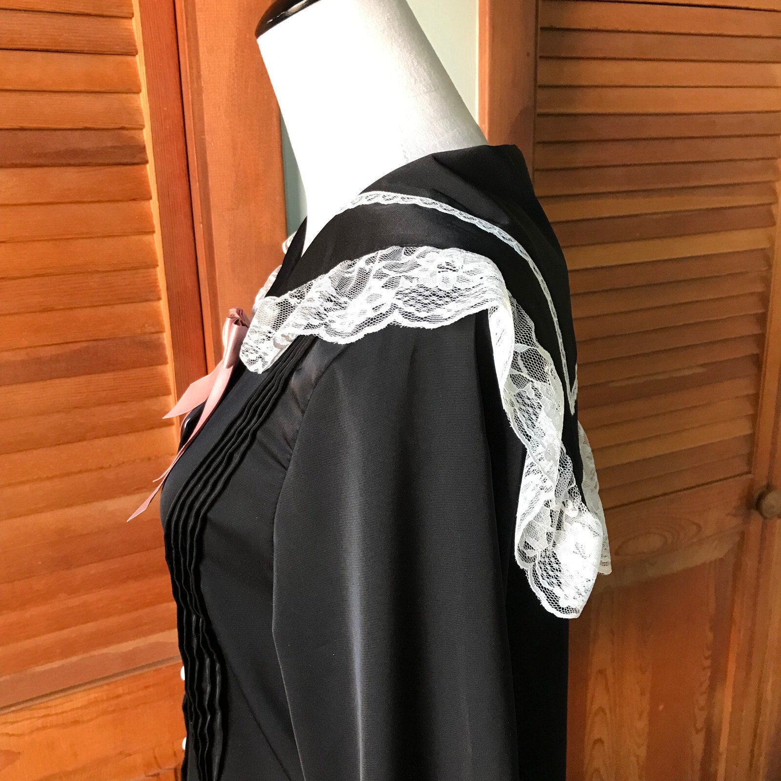 Gothic Lolita EGL J-fashion Jirai Dollcore Noir Blanc et Rose Blouse Shirt