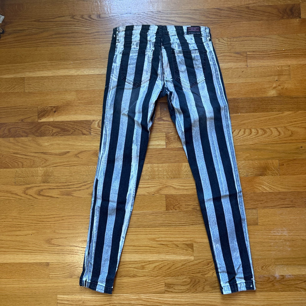 Vintage Lip Service Rare Goth Punk Steampunk Psycho Circus Y2K Pants 26