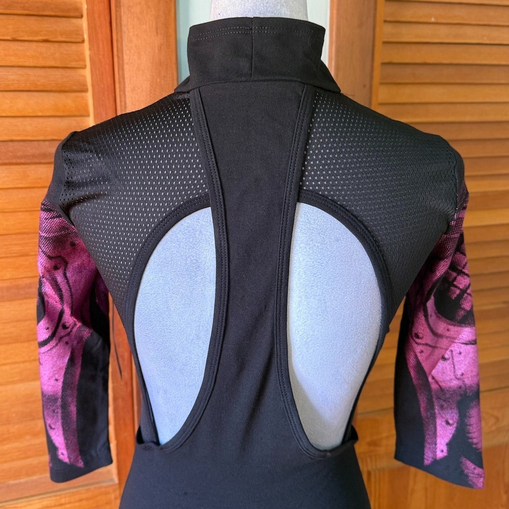 Vintage Lip Service Hyper Intelligence Cyber Goth Industrial Purple Dress