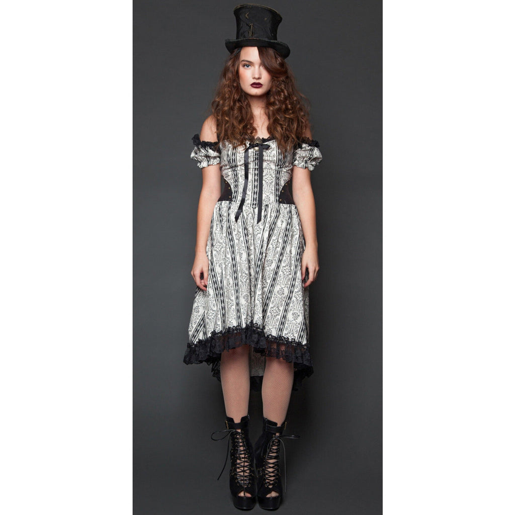 Lip Service Winchester Steampunk Victorian Gothic Lolita Anime Ivory Gown