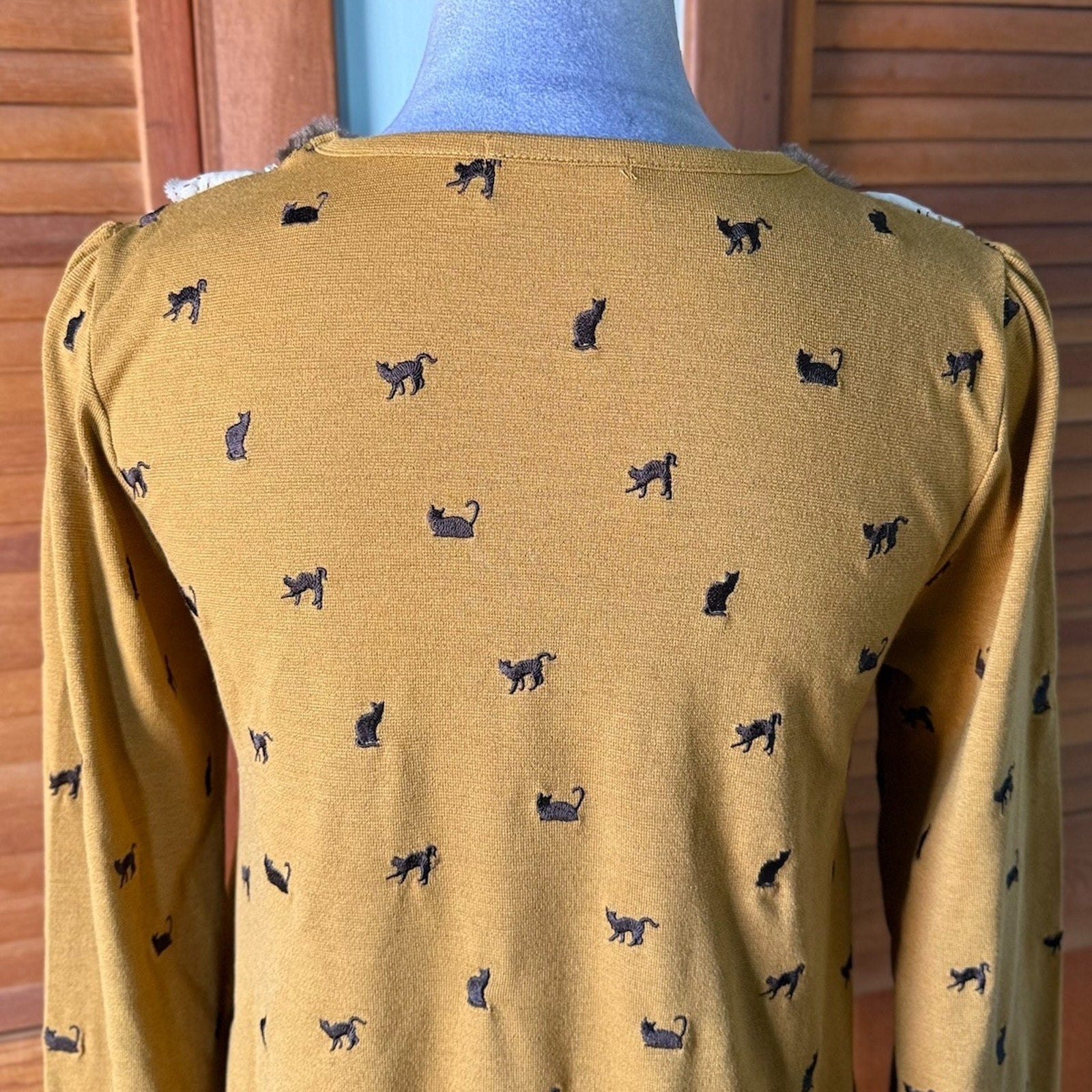 Axes Femme J-fashion Gyaru Himekaji Harajuku Kawaii Yellow Kitty Cat Top M