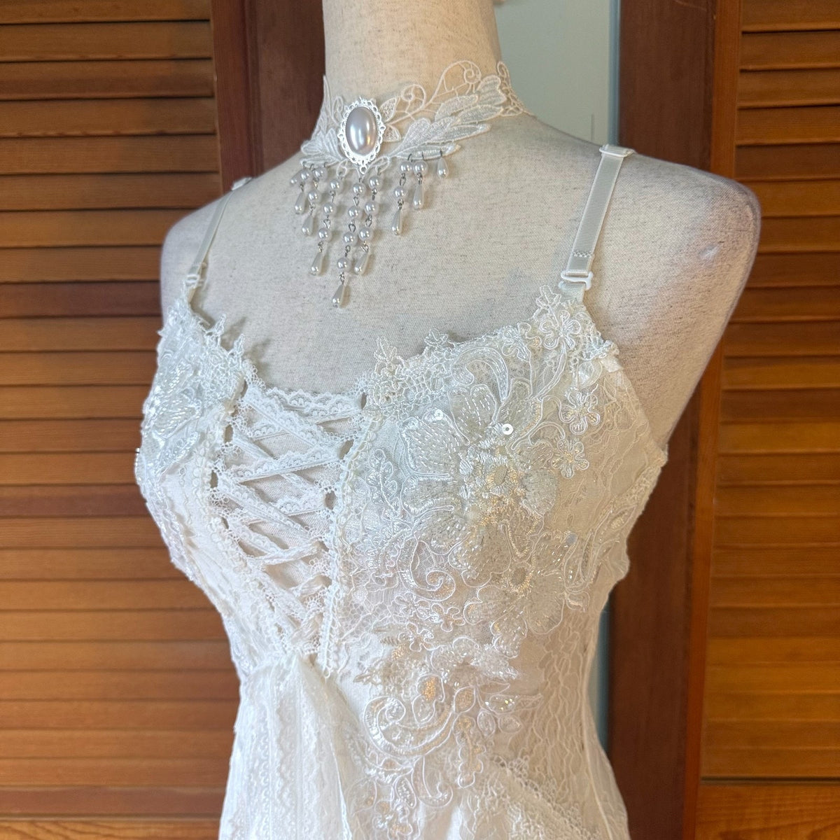 Dark in Love Gothic Victorian Romantic Cottagecore White Mermaid Angel Dress