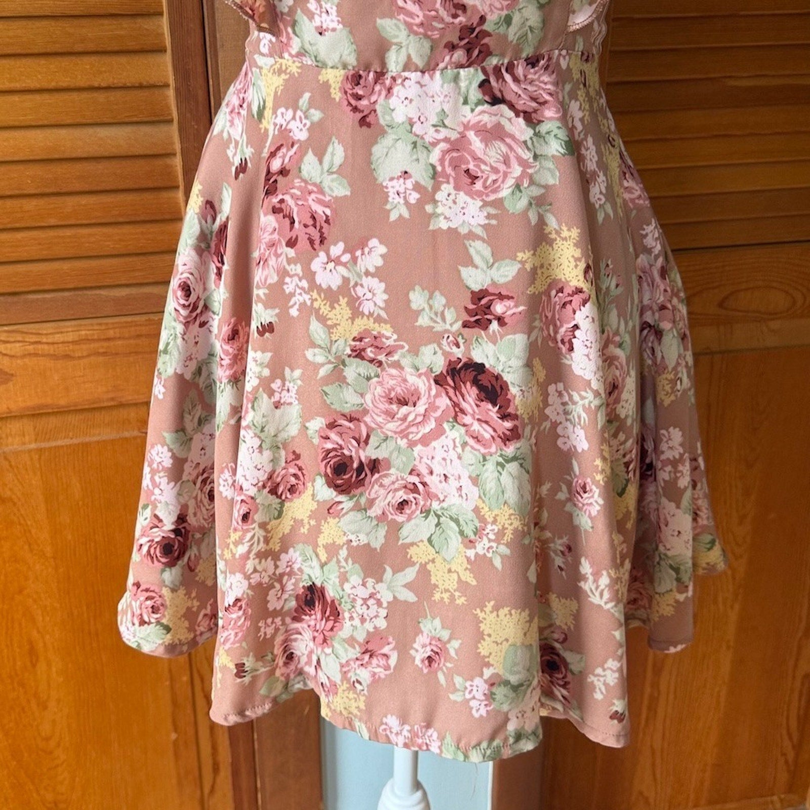 Liz Lisa J-fashion Lolita Gyaru Himekaji Dollcore Dusty Pink Rose Dress XS