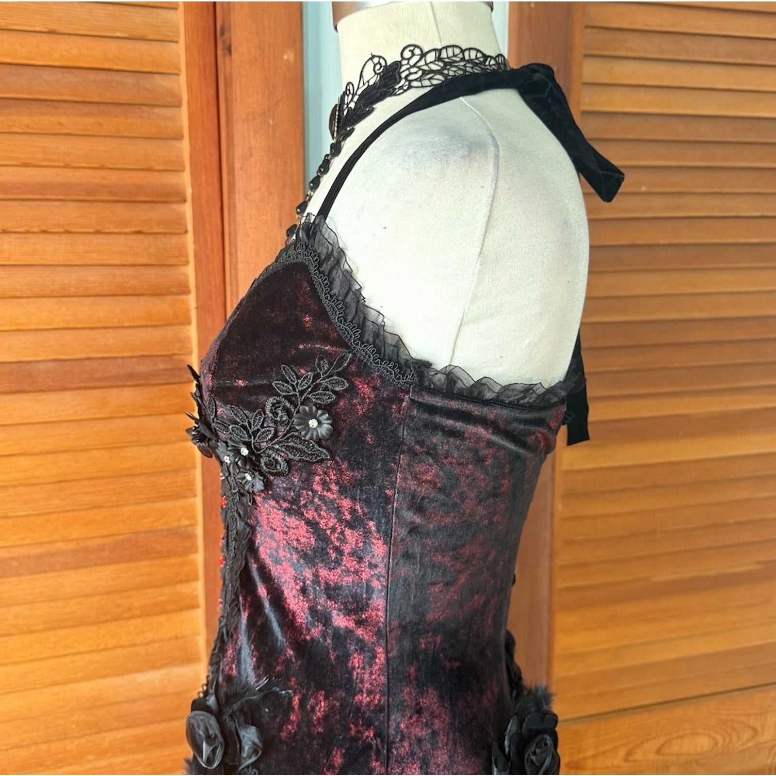 Devil Fashion Gothic Victorian Vampire Vkei Murderous Intents Velvet Dress