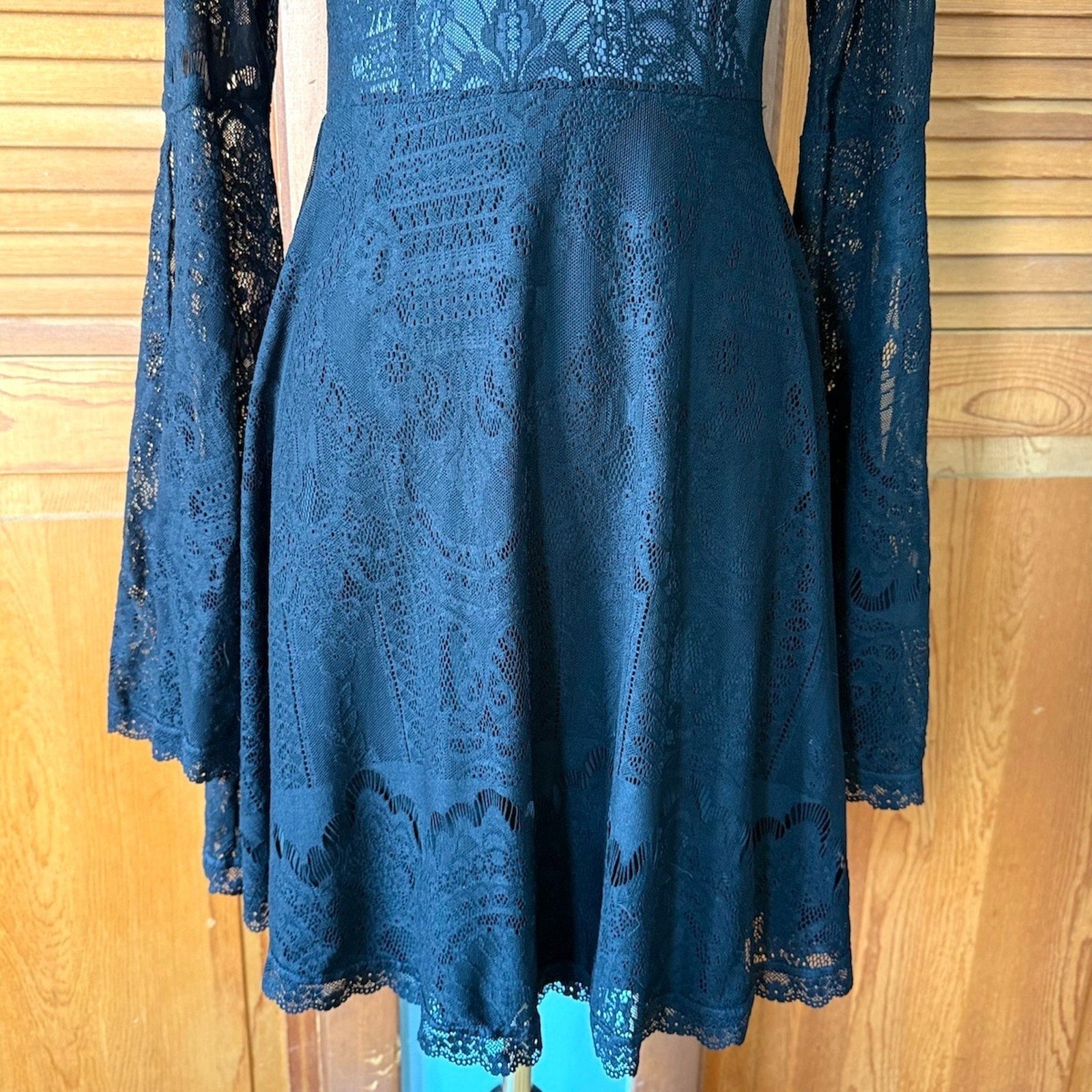 Killstar Rare Gothic Victorian Vampire Vkei Dark Fairycore Black Lace Dress S