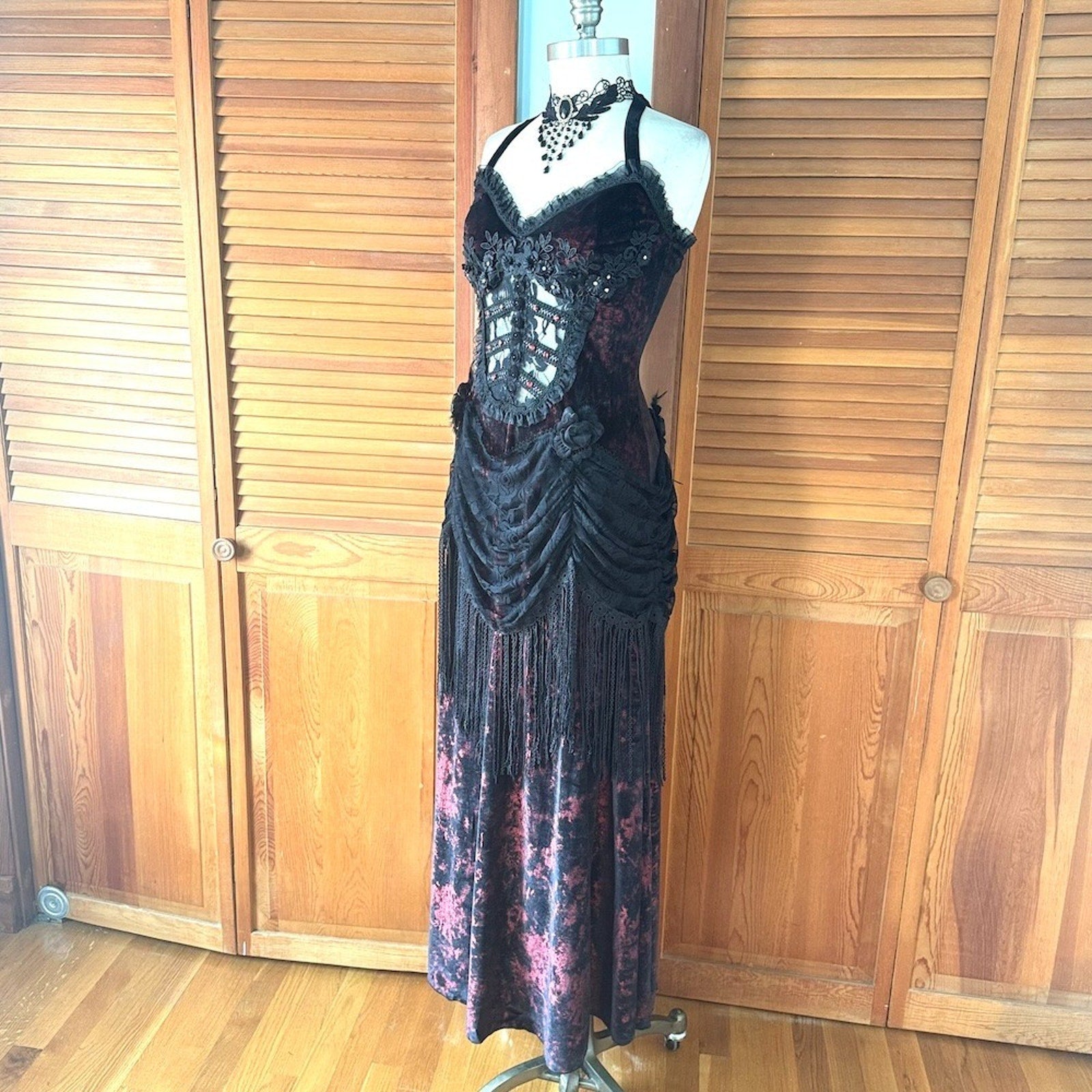 Devil Fashion Gothic Victorian Vampire Vkei Murderous Intents Velvet Dress