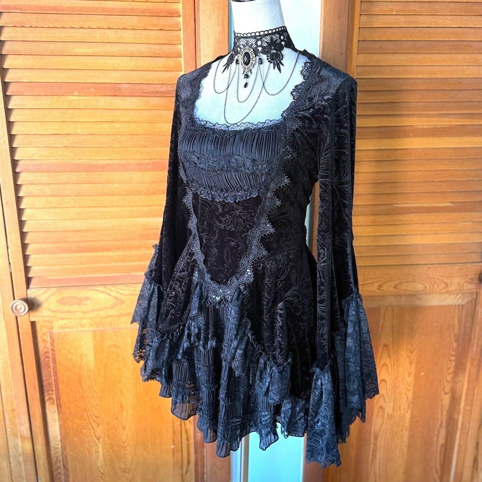 Dark in Love Gothic Victorian Vampire Vkei Dark Marie Antoinette Mini Dress