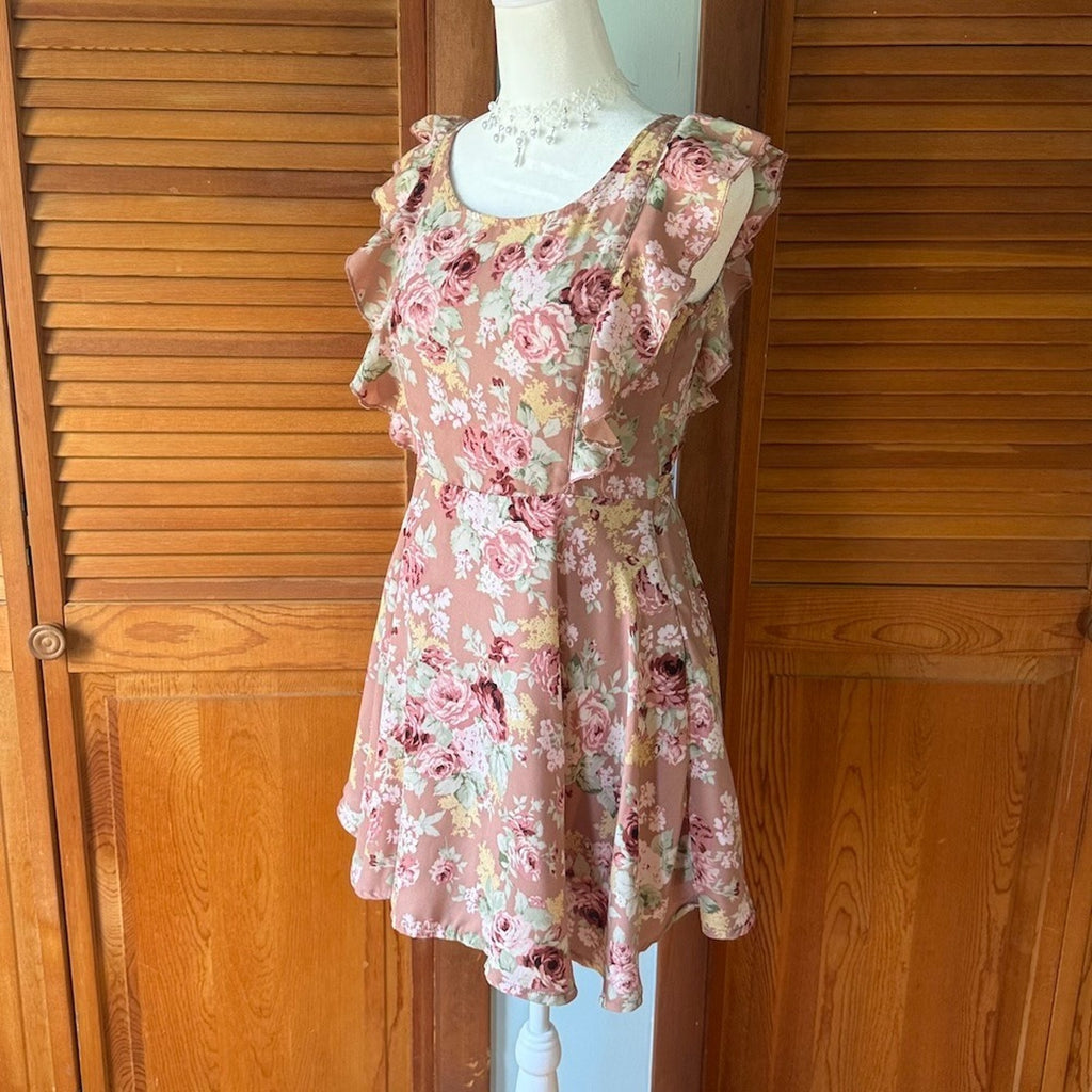 Liz Lisa J-fashion Lolita Gyaru Himekaji Dollcore Dusty Pink Rose Dress XS