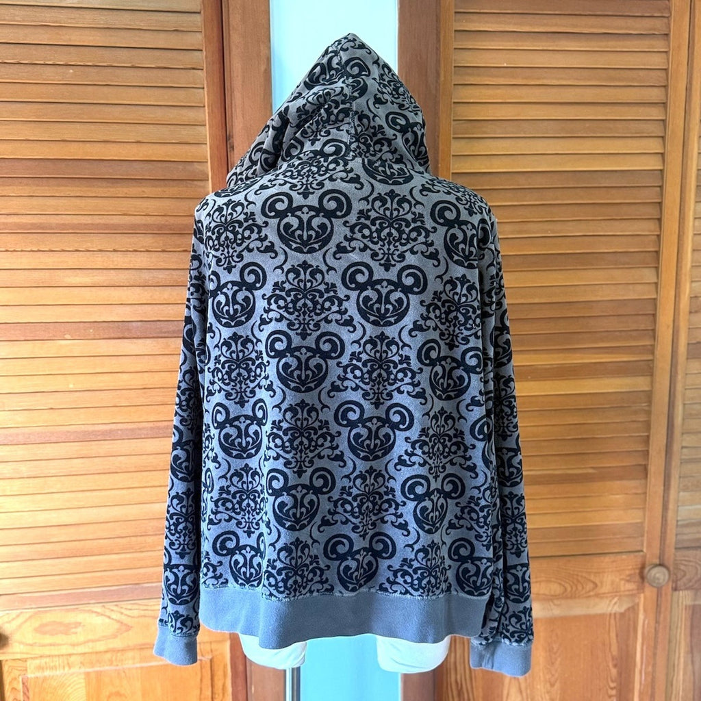 Disney Punk Goth Lolita The Evil Mouse Gray Black Hoodie Jacket 1X