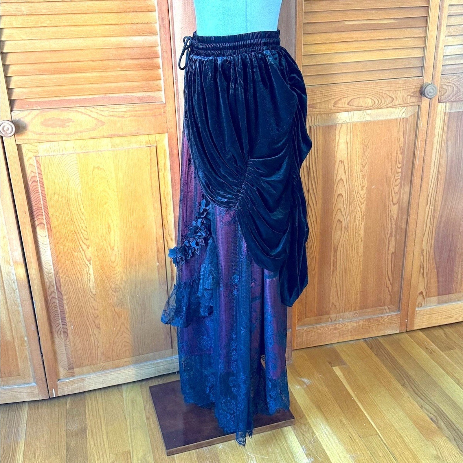 Dark in Love Gothic Victorian Vampire Vkei Dark Fairycore Long Skirt XS-XL