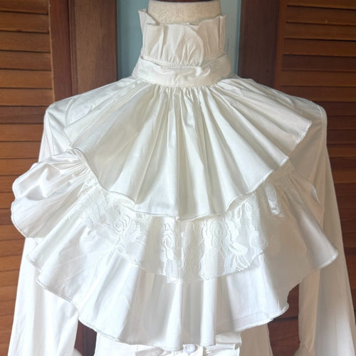 ACDC Rag Gothic Lolita EGL Aristocrat Ouji White Jabot Shirt S